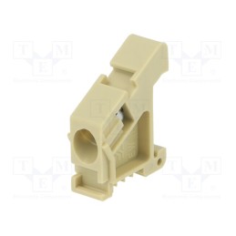10 pcs : 0382860000 EW 15 - Holder, beige, Width: 10mm, TS15