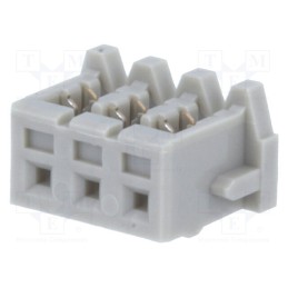 20 pcs : 03KR-6H-P - Plug, IDC, female, KR, 2mm, PIN: 3, for cable, 100V, 1A, Layout: 1x3
