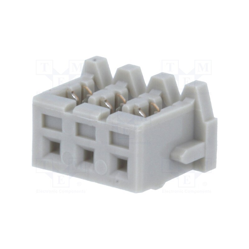 20 pcs : 03KR-6H-P - Plug, IDC, female, KR, 2mm, PIN: 3, for cable, 100V, 1A, Layout: 1x3