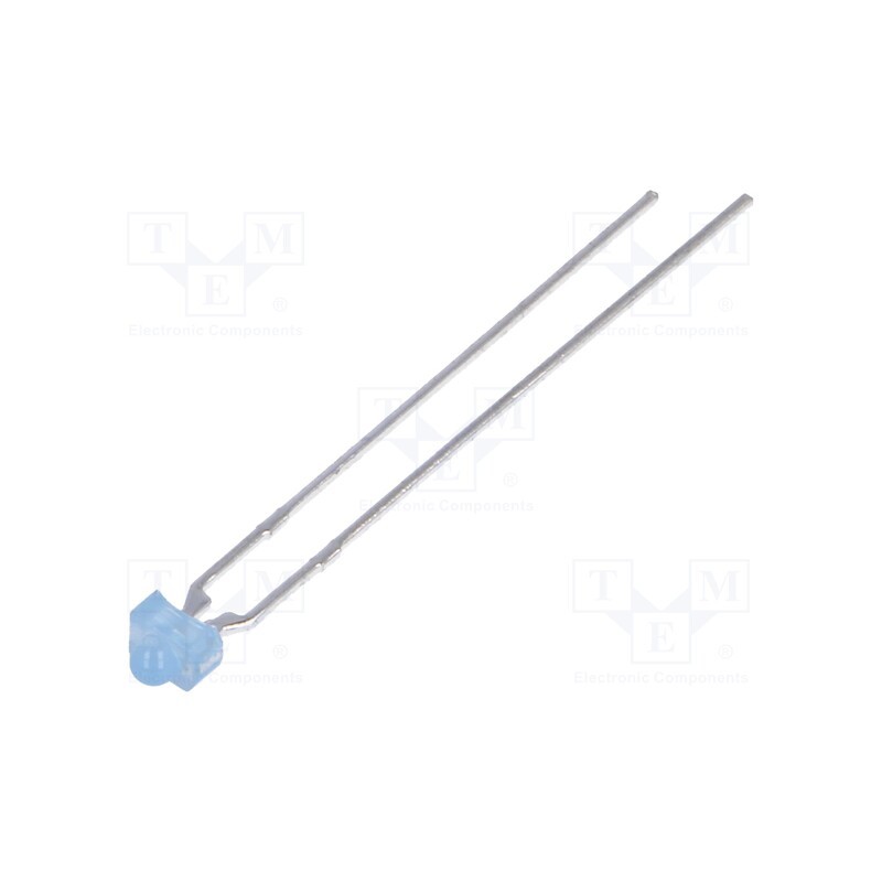 10 pcs : LL-204BD2A-B4-2B - LED, 1.8mm, blue, 460÷780mcd, 60°, Front: convex, 2.6÷3.6V