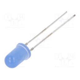 10 pcs : OSUB5144A-HI - LED, 5mm, blue, 330mcd, 40°, Front: convex, 2.9÷3.6V, No.of term: 2