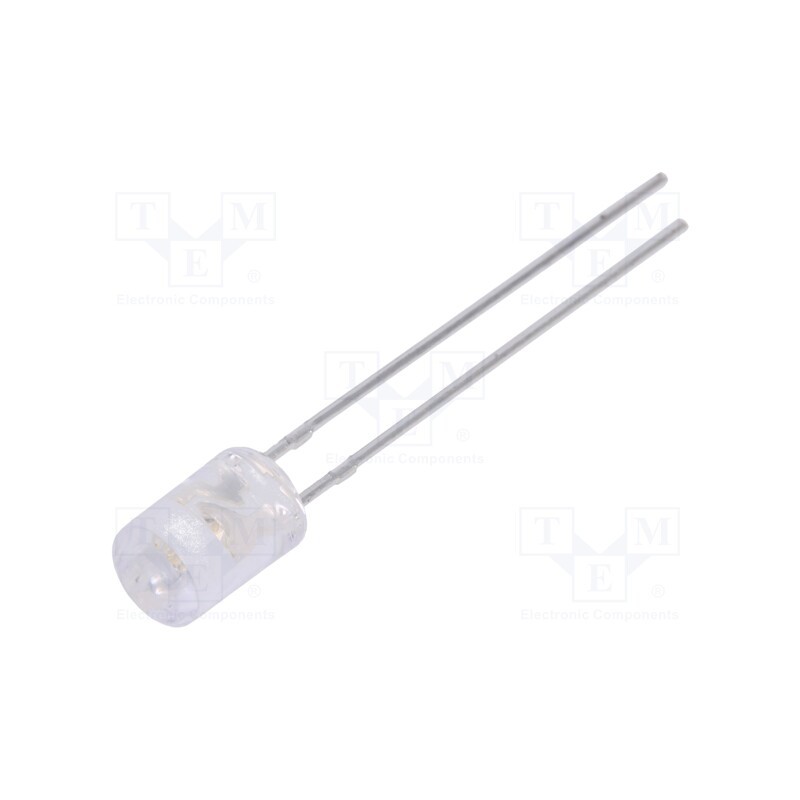 10 pcs : LL-504BC2Q-B4-2B - LED, 5mm, blue, 460÷780mcd, 100°, Front: flat, 2.6÷3.6V, cylindrical