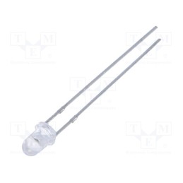 10 pcs : FYL-3014KURC1A - LED, 3mm, red, 2000÷3000mcd, 30°, Front: convex, 1.7÷2.4V