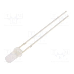 10 pcs : OSY5JA3NE2A - LED, 3mm, yellow, 68÷100mcd, 140°, Front: flat, 1.8÷2.6V
