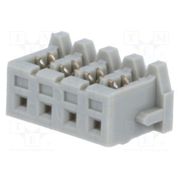 10 pcs : 04KR-6H-P - Plug, IDC, female, KR, 2mm, PIN: 4, for cable, 100V, 1A, Layout: 1x4