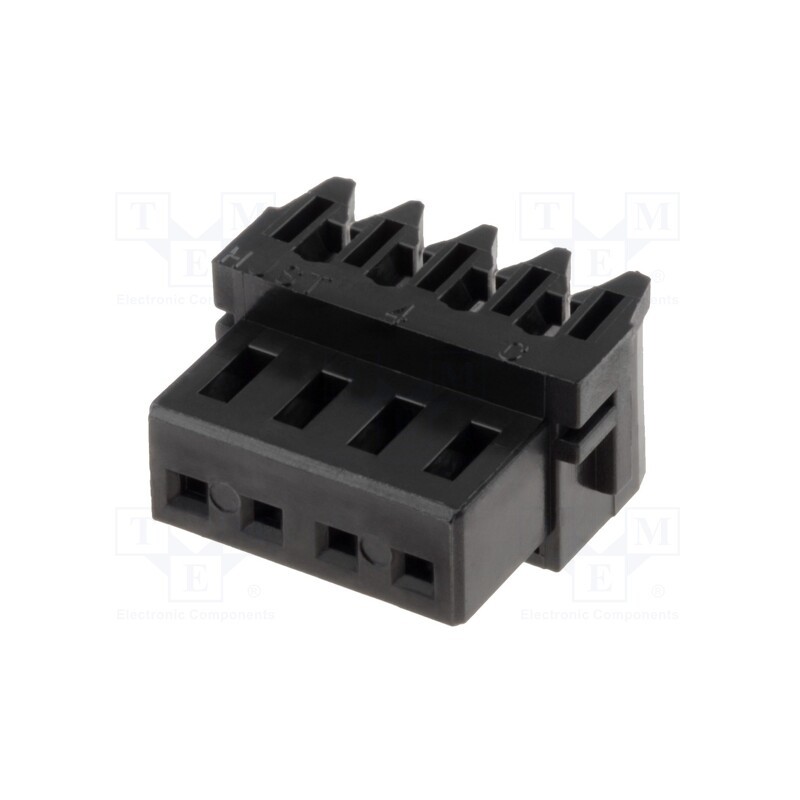 10 pcs : 04NR-E4K(LF) - Plug, IDC, female, NR, 2.5mm, PIN: 4, for cable, 250V, 2A, Layout: 1x4