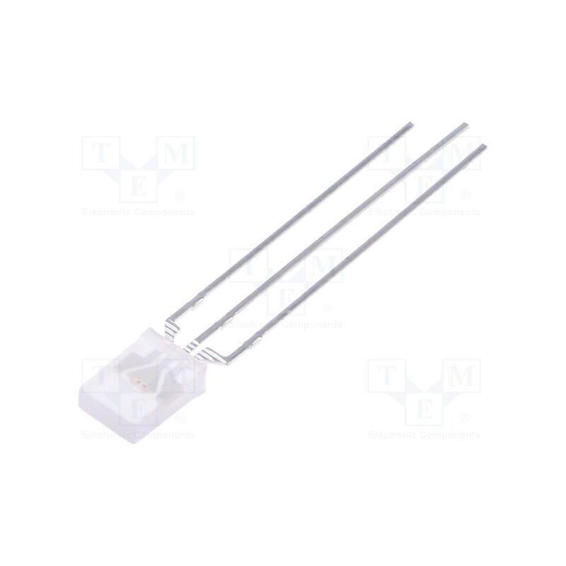 10 pcs : LL-259YGM1G-C-1B - LED, rectangular, 2x5x7.05mm, bicolour, yellow/yellow green, 120°