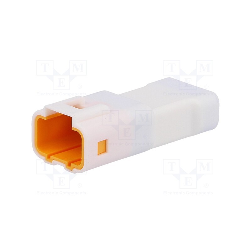 10 pcs : 04T-JWPF-VSLE-S - Plug, wire-wire, male, JWPF, 2mm, PIN: 4, w/o contacts, 100V, 3A, IPX7