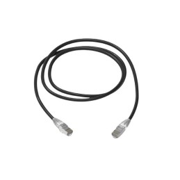 1 pcs - Amphenol Industrial Cat6a RJ45 to RJ45 Ethernet Cable, S/FTP, Black, 3m