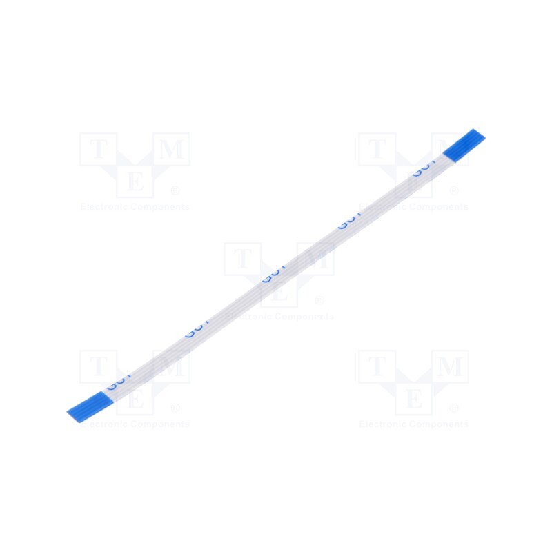 10 pcs : 05-04-A-0076-A-4-06-4-T - FFC cable, Cores: 4, Cable ph: 0.5mm, contacts on the same side