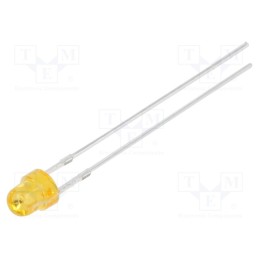 10 pcs : OSO5JA3VA3A - LED, 3mm, orange, 100÷150mcd, 100°, Front: convex, 2.1÷2.6V, 78mW