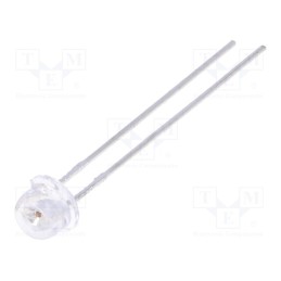 10 pcs : LL-483VC1F-4C - LED, 4.8mm, red, 1000÷1700mcd, 100°, Front: convex, 1.6÷2.4V