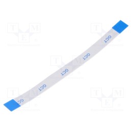 10 pcs : 05-10-A-0076-A-4-06-4-T - FFC cable, Cores: 10, Cable ph: 0.5mm, contacts on the same side