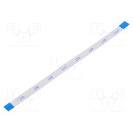 10 pcs : 05-10-A-0127-A-4-06-4-T - FFC cable, Cores: 10, Cable ph: 0.5mm, contacts on the same side
