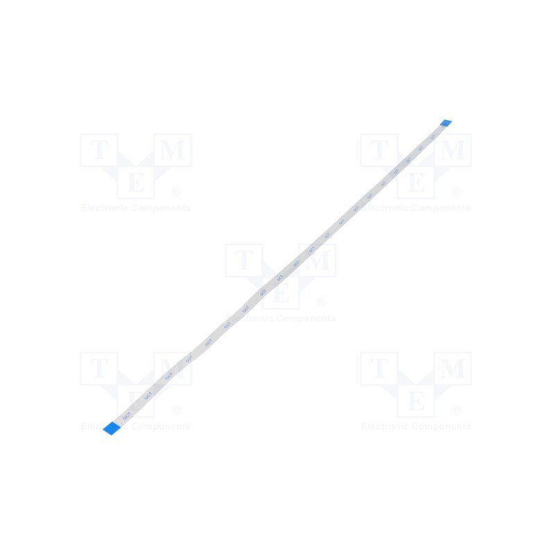 10 pcs : 05-10-A-0304-A-4-06-4-T - FFC cable, Cores: 10, Cable ph: 0.5mm, contacts on the same side