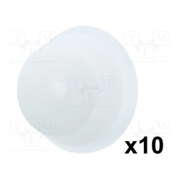 10 pcg : C10091 - Trim clip, 10pcs, Citroën,Peugeot,Volvo, L: 17.5mm, polyamide