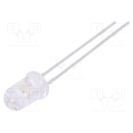 10 pcs : LL-504PGC2E-G5-2BE - LED, 5mm, green, 14000÷23000mcd, 45°, Front: convex, 2.6÷3.6V