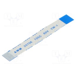 10 pcs : 05-12-D-0050-A-4-06-4-T - FFC cable, Cores: 12, Cable ph: 0.5mm, L: 50mm, 60V, Plating: tinned