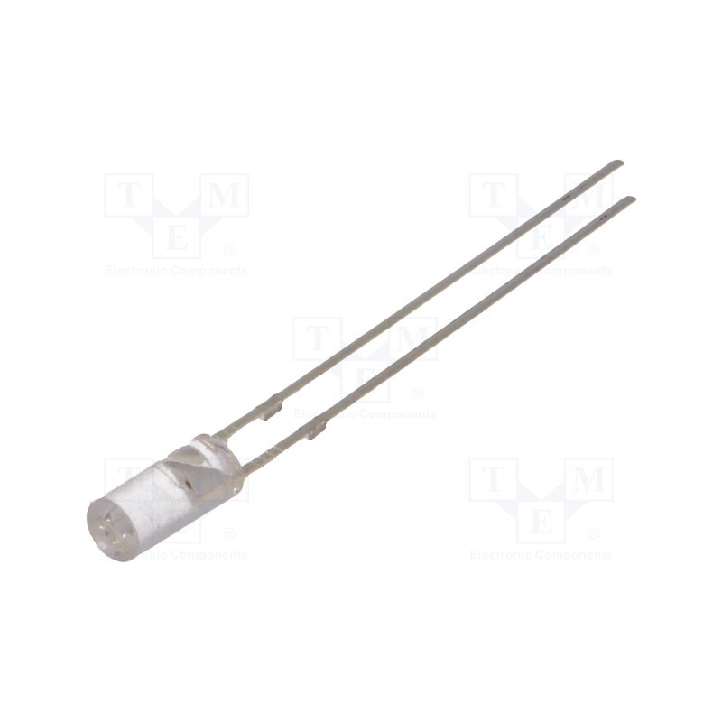 10 pcs : OSG8HA39B1B - LED, 3mm, yellow green, 100÷150mcd, 110°, Front: flat, 1.8÷2.6V