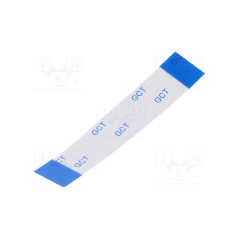 10 pcs : 05-18-A-0050-A-4-06-4-T - FFC cable, Cores: 18, Cable ph: 0.5mm, contacts on the same side