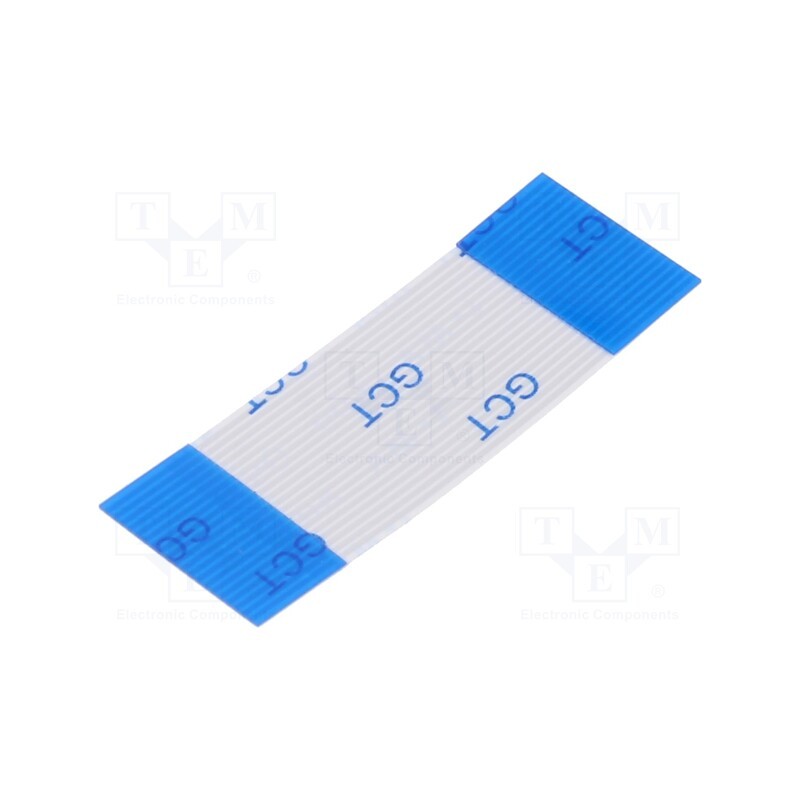 10 pcs : 05-20-A-0030-A-4-06-4-T - FFC cable, Cores: 20, Cable ph: 0.5mm, contacts on the same side