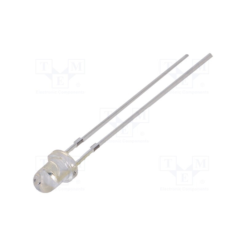 10 pcs : OSR5JA3D61A-IJ - LED, 3mm, red, 330÷500mcd, 60°, Front: convex, 1.8÷2.6V