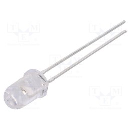 10 pcs : LL-503UYC2E-Y2-2BE - LED, 5mm, yellow, 1800÷2500mcd, 45°, Front: convex, 1.7÷2.6V