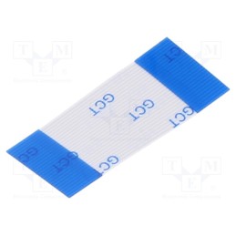 10 pcs : 05-24-A-0030-A-4-06-4-T - FFC cable, Cores: 24, Cable ph: 0.5mm, contacts on the same side