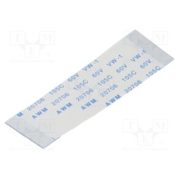 10 pcs : 05-30-A-0050-A-4-06-4-T - FFC cable, Cores: 30, Cable ph: 0.5mm, contacts on the same side