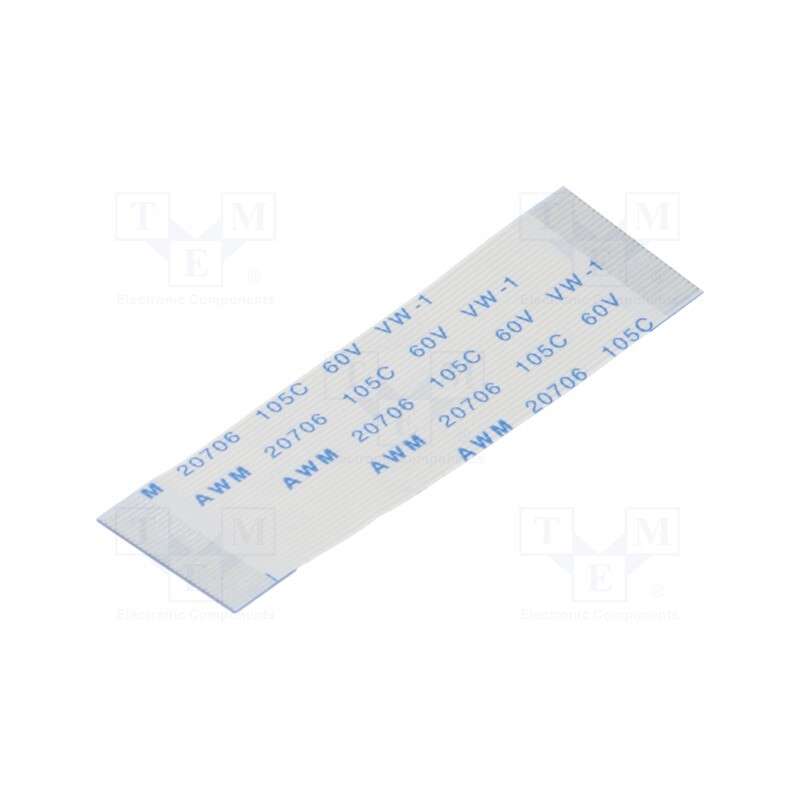 10 pcs : 05-30-A-0050-A-4-06-4-T - FFC cable, Cores: 30, Cable ph: 0.5mm, contacts on the same side