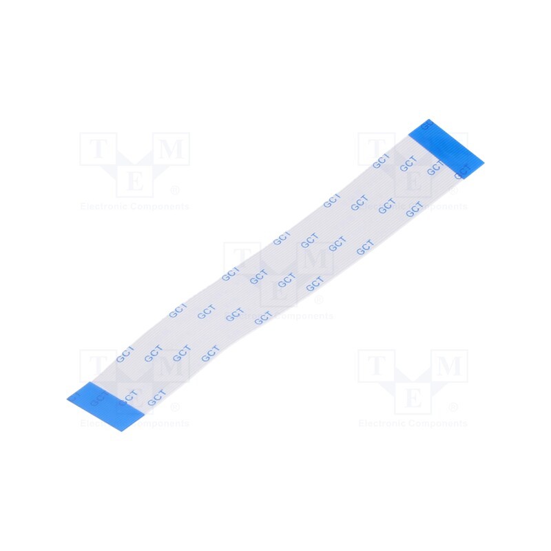 10 pcs : 05-30-A-0101-A-4-06-4-T - FFC cable, Cores: 30, Cable ph: 0.5mm, contacts on the same side