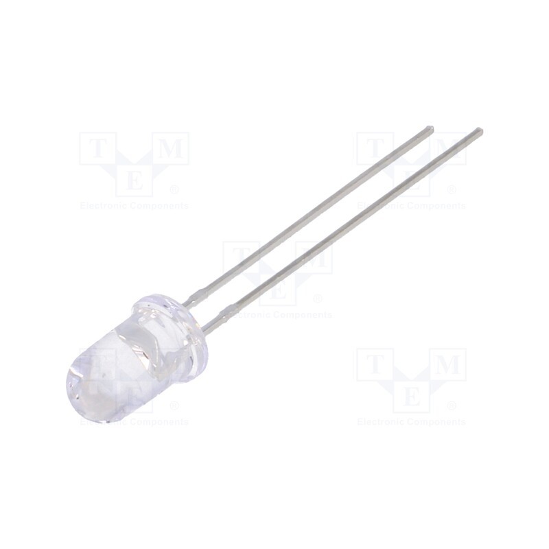 10 pcs : LL-503UGC2E-2BC - LED, 5mm, green, 1000÷1500mcd, 20°, Front: convex, 2.1÷2.6V