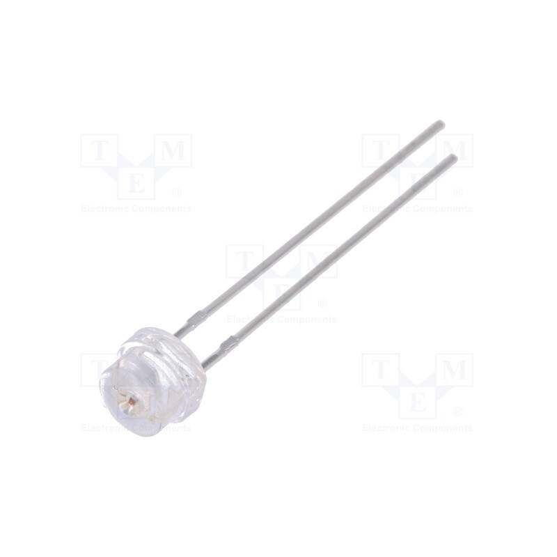 10 pcs : LL-483VC1C-4C - LED, 4.8mm, red, 600÷1000mcd, 100°, Front: convex, 1.6÷2.4V