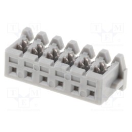 10 pcs : 06KR-6H-P - Plug, IDC, female, KR, 2mm, PIN: 6, for cable, 100V, 1A, Layout: 1x6