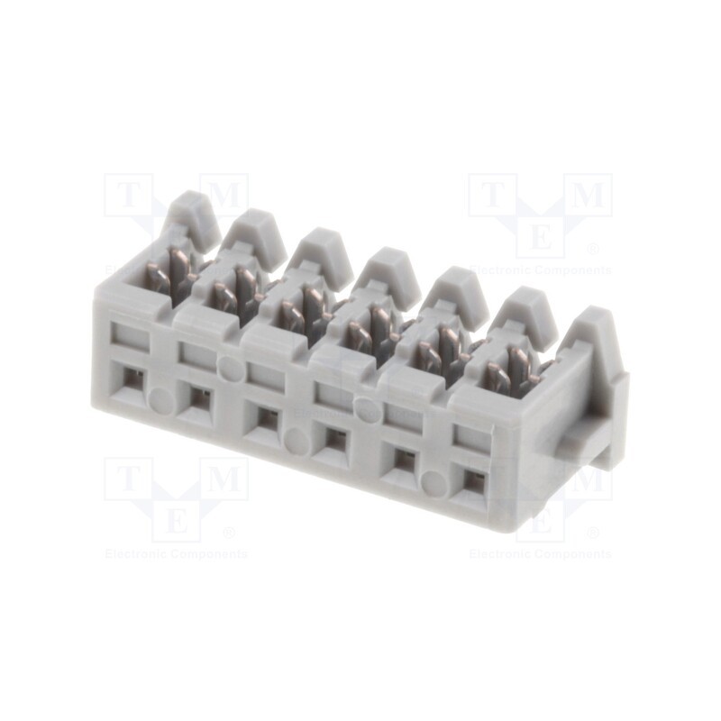 10 pcs : 06KR-6H-P - Plug, IDC, female, KR, 2mm, PIN: 6, for cable, 100V, 1A, Layout: 1x6