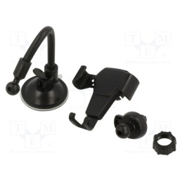 10 pcs : TA-CHWAV-01 - Car holder, black, air vent,for windscreen, Size: 65-85mm
