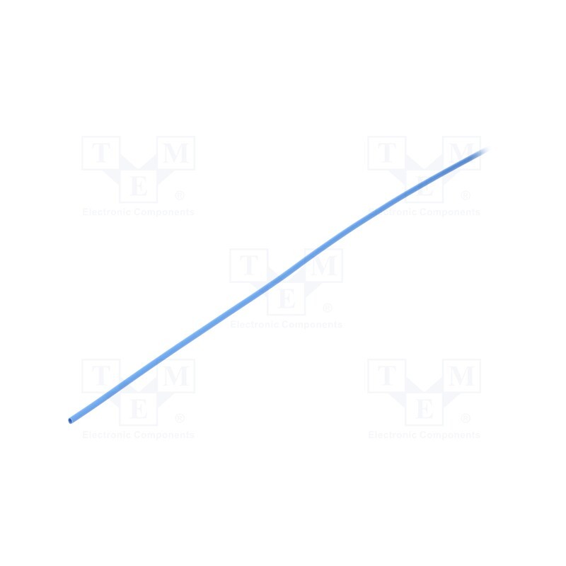 10 m : 333-30156 - Heat shrink sleeve, thin walled, 3: 1, 1.5mm, L: 30m, blue, reel