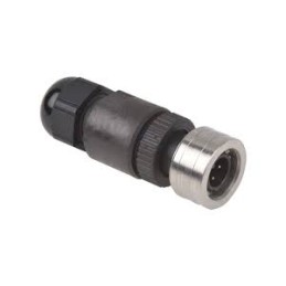 1 pcs - Brad from Molex Circular Connector, 4 Contacts, Cable Mount, M12 Connector, Plug, Male, IP69K, Ultra-Lock Series