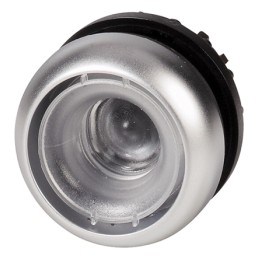 1 pcs - Eaton RMQ Titan M22 Series Silver Maintained Push Button, 22mm Cutout, IP67