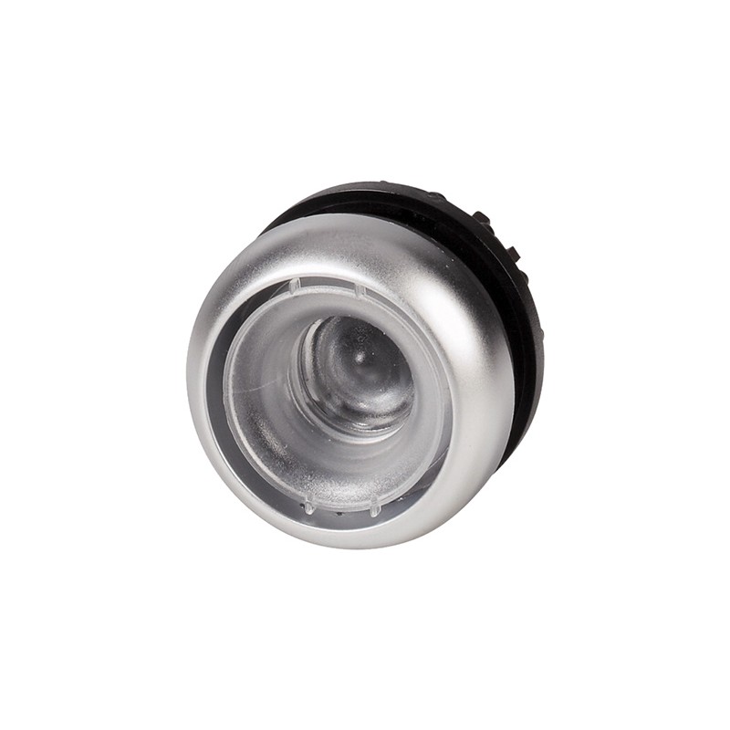 1 pcs - Eaton RMQ Titan M22 Series Silver Maintained Push Button, 22mm Cutout, IP67