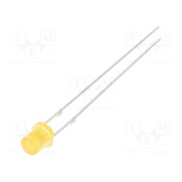 10 pcs : OSO5JA34E4A - LED, 3mm, orange, 100÷150mcd, 140°, Front: flat, 1.8÷2.6V