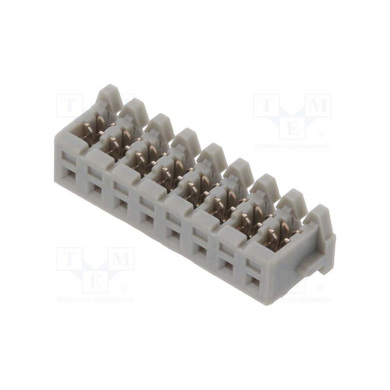 10 pcs : 08KR-6H-P - Plug, IDC, female, KR, 2mm, PIN: 8, for cable, 100V, 1A, Layout: 1x8