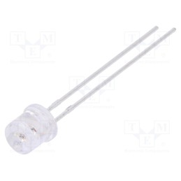 10 pcs : LL-503YC1E-4C - LED, 5mm, yellow, 270÷460mcd, 110°, Front: flat, 1.6÷2.4V