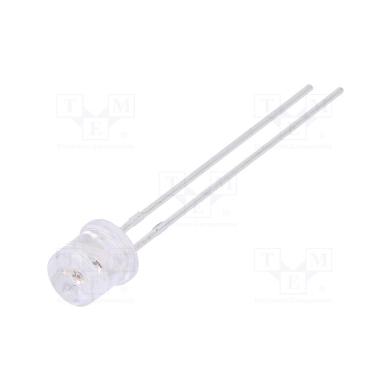 10 pcs : LL-503YC1E-4C - LED, 5mm, yellow, 270÷460mcd, 110°, Front: flat, 1.6÷2.4V