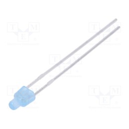 10 pcs : LL-204BD2L-B4-2B - LED, 2mm, blue, 120÷210mcd, 120°, Front: flat, 2.6÷3.6V