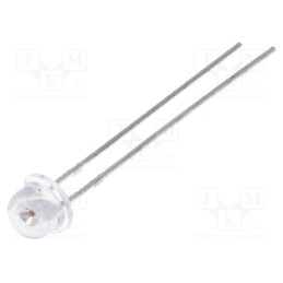 10 pcs : LL-483AC1F-4C - LED, 4.8mm, orange, 600÷1000mcd, 100°, Front: convex, 1.5÷2.4V, THT