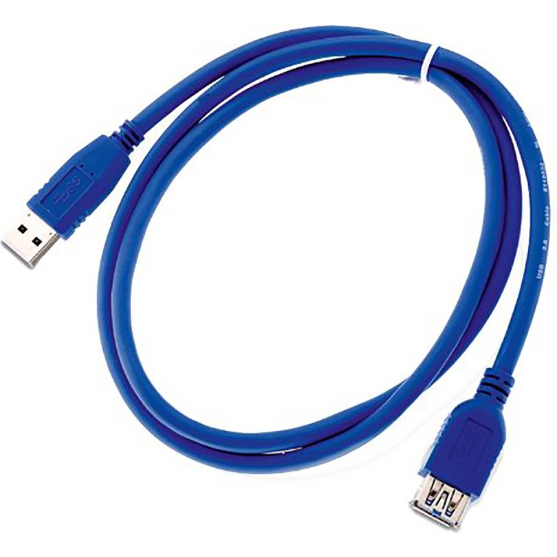 1 pcs - Wurth Elektronik USB 3.0 Cable, Male USB A to Female USB A Cable, 1m
