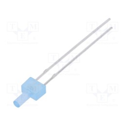 10 pcs : LL-204BD1F-B4-2B - LED, 2mm, blue, 160÷270mcd, 130°, Front: flat, 2.6÷3.6V