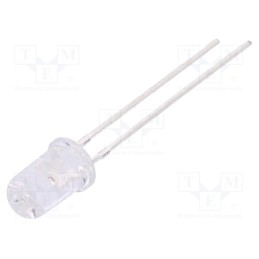 10 pcs : FYL-5014NURC1H-TL - LED, 5mm, red, 4750÷6000mcd, 30°, Front: convex, 1.7÷2.5V