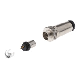 1 pcs - binder Circular Connector, 2 Contacts, Cable Mount, M9 Connector, Plug, Male, IP67, 712 Series
